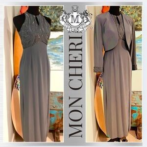 🔥Montage Collection by Monte Cheri, Rich Metallic Silver,Excellent Cond.,Size 8